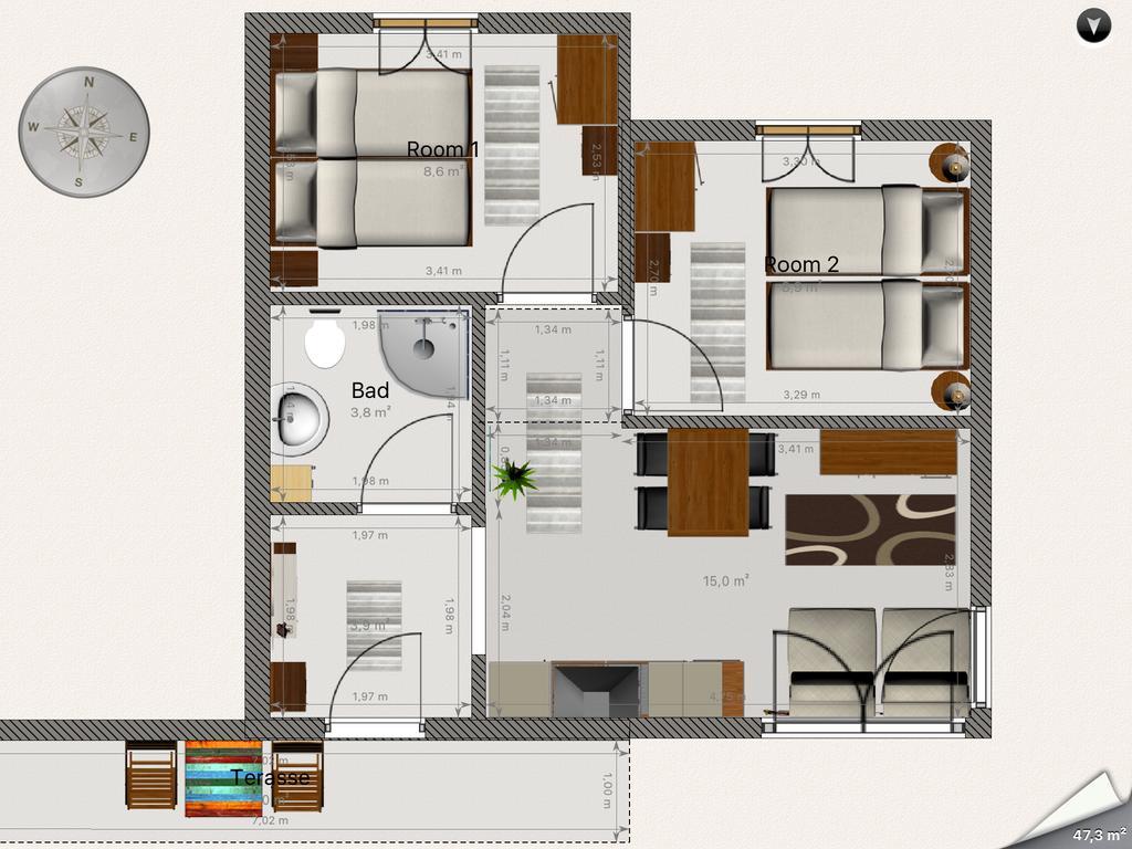 מלון פלאטלאך Haus Alpenblick Moelltal מראה חיצוני תמונה