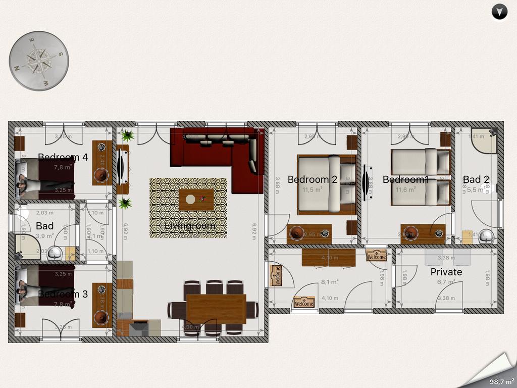 מלון פלאטלאך Haus Alpenblick Moelltal מראה חיצוני תמונה